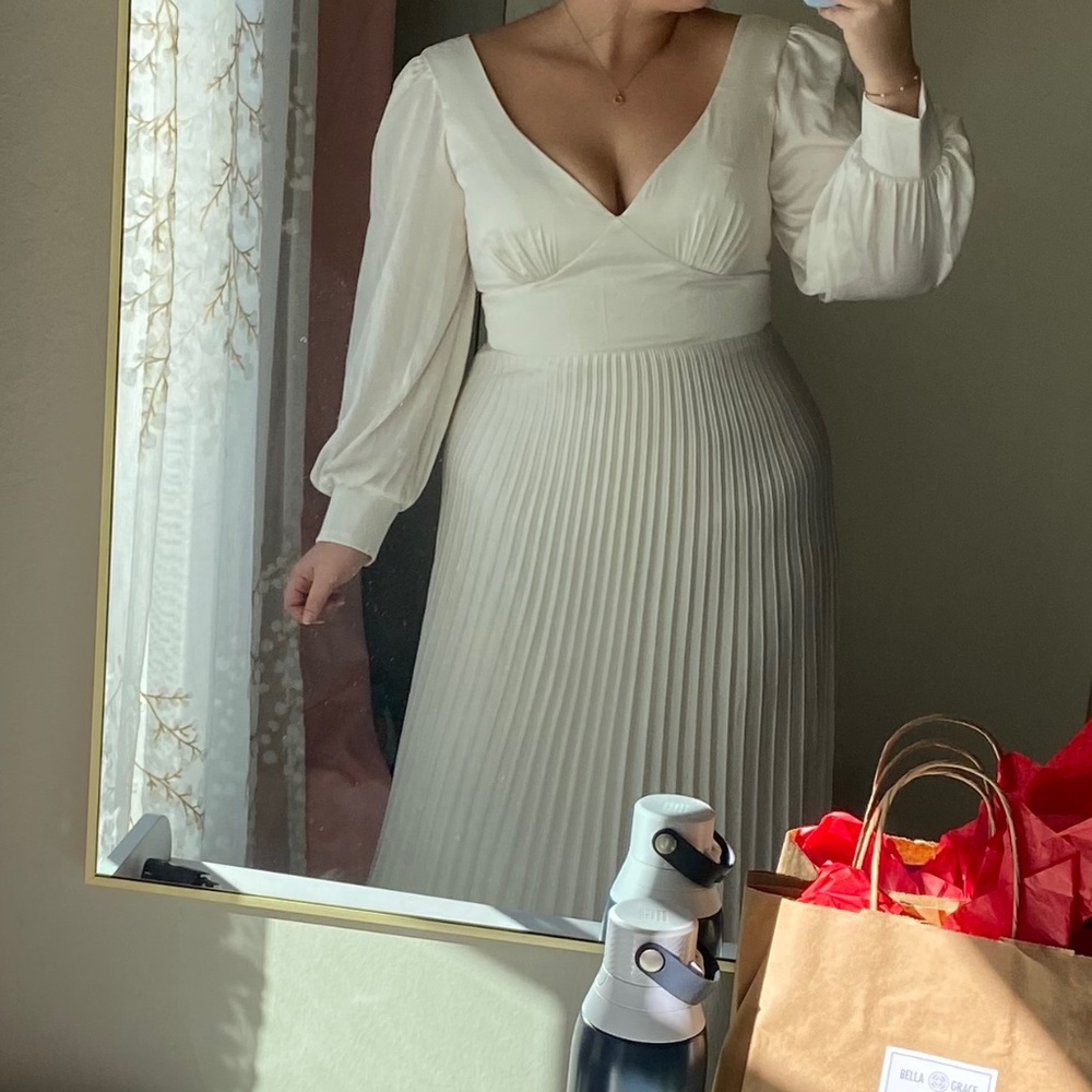 White dress formal occasion